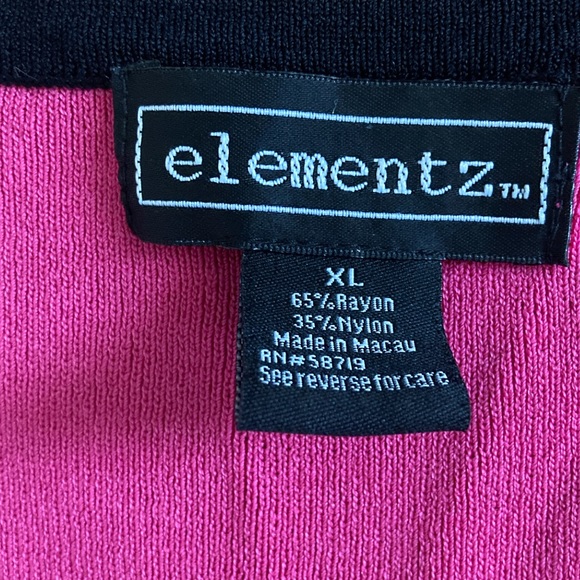 Vintage Y2K Tank Preppy Barbie Style Tank Blouse Pink Black XL - Picture 8 of 8